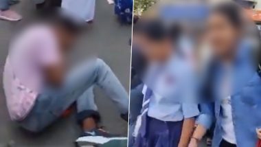 Viral Video: शाबास! स्कूली छात्राओं ने शोहदे की जमकर की धुनाई, वायरल वीडियो देखने के बाद लोगों ने की तारीफ