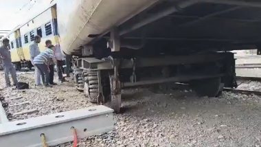 Saharanpur Train Derailed: सहारनपुर में पैसेंजर ट्रेन पटरी से नीचे उतरी, रेलवे के अधिकारी और कर्मचारी मौके पर मौजूद-Video