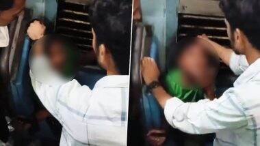 Viral Video: ट्रेन में फोन चुराने के आरोप में यात्री ने बेरहमी से लड़के को पीटा, भड़के लोग