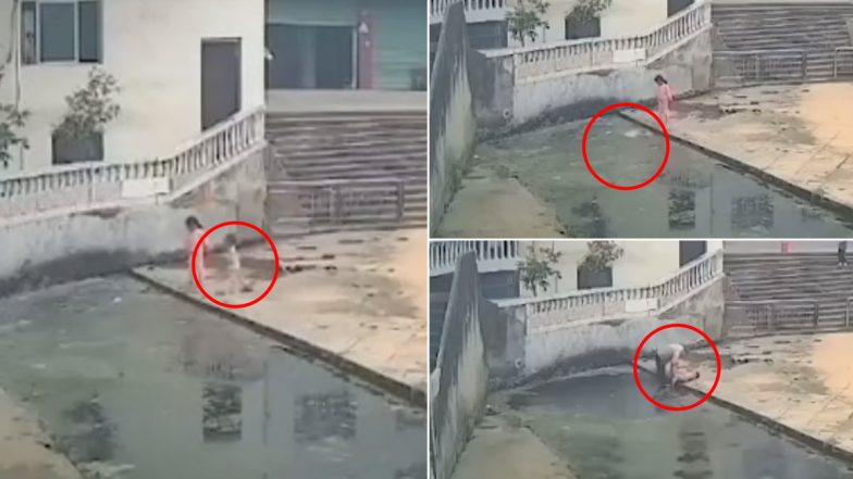 Viral Video: खुले नाले में गिर गया छोटा बच्चा, समय रहते शख्स ने बचाई जान, लोग कर रहे है जमकर तारीफ़
