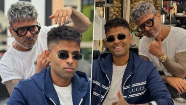 Suryakumar Yadav New Hairstyle: सूर्यकुमार यादव के नए हेयरस्टाइल के कायल हुए फैंस, आलिम हकीम ने टीम इंडिया के टी20 कप्तान का किया मेकओवर, देखें तस्वीरें