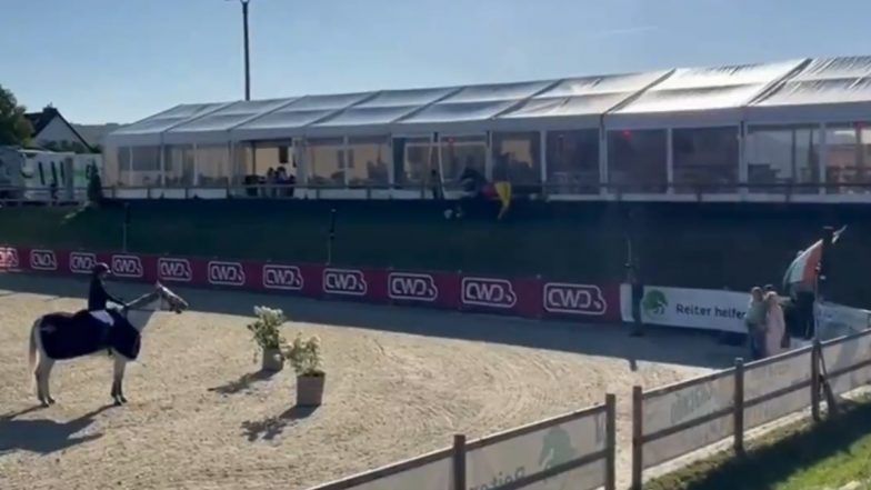Federation Equestrian International Event: जर्मनी में फेडरेशन इक्वेस्ट्रियन इंटरनेशनल इवेंट जीतकर वासवी खेतान ने रचा इतिहास, बजा भारतीय राष्ट्रगान, देखें वीडियो