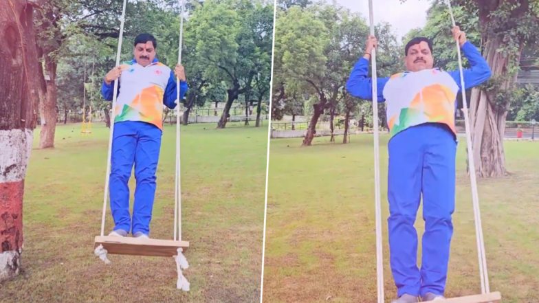 Video: मध्यप्रदेश के सीएम डॉ. मोहन यादव ने लिया झूले का आनंद, लिखा खास संदेश