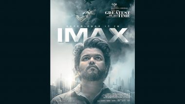 GOAT: Thalapathy Vijay स्टारर 'गोट' 5 अक्तूबर को IMAX में होगी रिलीज, उत्तर भारत में मचेगा घमासान (View Pic)