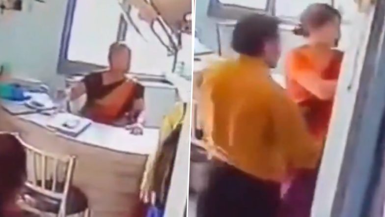 Video: स्कूल में फ़ीस को लेकर टीचर ने मारा, तो छात्र ने भी जड़ दिया थप्पड़, ग्वालियर की एक प्राइवेट स्कूल में हुआ बवाल