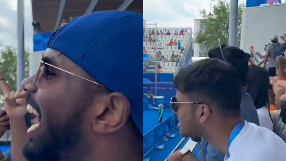 Satwik- Chirag Attend IND vs AUS Hockey Match: पेरिस ओलंपिक में भारत बनाम ऑस्ट्रेलिया हॉकी मैच देखने पहुंचे सात्विकसाईराज रंकीरेड्डी, चिराग शेट्टी, देखें वीडियो