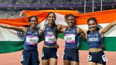 Athletics at Paris Olympics 2024 Live Streaming: एथलेटिक्स के विमेंस 4X400 मीटर रिले राउंड 1 में भाग्य आजमाएगी भारतीय महिलाएं, जानें कब और कैसे देखें लाइव प्रसारण