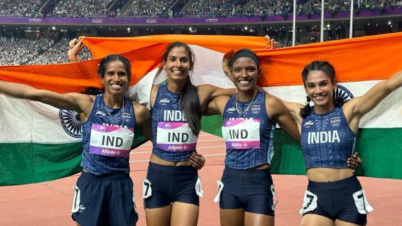 Athletics at Paris Olympics 2024 Live Streaming:&nbsp;एथलेटिक्स के विमेंस&nbsp;4X400 मीटर रिले राउंड 1&nbsp;में भाग्य आजमाएगी भारतीय महिलाएं, जानें कब और कैसे देखें लाइव प्रसारण