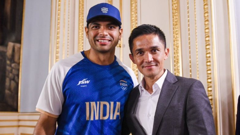 Sunil Chhetri Meets Neeraj Chopra: सुनील छेत्री ने पेरिस ओलंपिक के रजत पदक विजेता नीरज चोपड़ा से की मुलाकात, बेंगलुरु&nbsp;FC ने शेयर की तस्वीरें