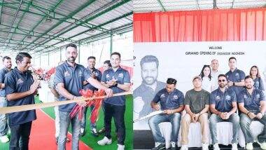 Rohit Sharma’s Cricket Academy in Jakarta: धवल कुलकर्णी ने जकार्ता में रोहित शर्मा की ‘क्रिक किंगडम’ क्रिकेट अकादमी का किया उद्घाटन, देखें तस्वीरें