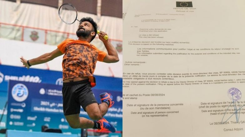 Paris Paralympics 2024: कृष्णा नागर के निजी कोच का वीज़ा हुआ कैंसिल, भारतीय पैरा-बैडमिंटन खिलाड़ी ने&nbsp;फ्रांसीसी दूतावास को ख़त लिखकर पुनर्विचार का किया अनुरोध, देखें पोस्ट