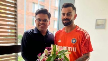 Jay Shah Congratulates Virat Kohli: विराट कोहली को अंतरराष्ट्रीय क्रिकेट में 16 साल पूरे करने पर जय शाह ने दीं शुभकामनाएं, पोस्ट में देखें कैसे किंग को दी बधाई