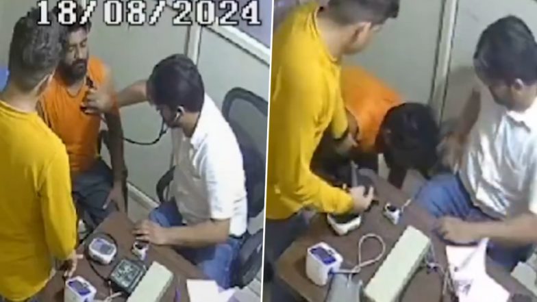 Indore Video: चेकअप कराने गए मरीज को आया हार्ट अटैक, डॉक्टर के सामने हुई मौत, इंदौर की घटना का वीडियो वायरल