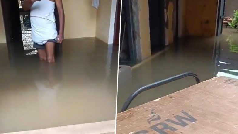 Video: जन्माष्टमी से पहले मथुरा में जमकर हुई बारिश, सड़कों से लेकर लोगों के घरों के भीतर पहुंचा पानी