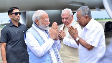 PM Modi Wayanad Visit: पीएम मोदी पहुंचे केरल, वायनाड में भूस्खलन प्रभावित इलाकों का करेंगे हवाई सर्वेक्षण, पीड़ितों से भी मिलेंगे