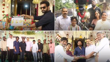 Jr NTR और Prashanth Neel की धमाकेदार जोड़ी आई एक साथ, पैन-इंडिया फिल्म की शूटिंग हुई शुरू (Watch Video)