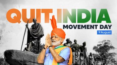 Quit India Movement: भारत छोड़ो आंदोलन को याद करते हुए PM मोदी ने स्वतंत्रता सेनानियों को दी श्रद्धांजलि, देखें स्पेशल वीडियो मैसेज