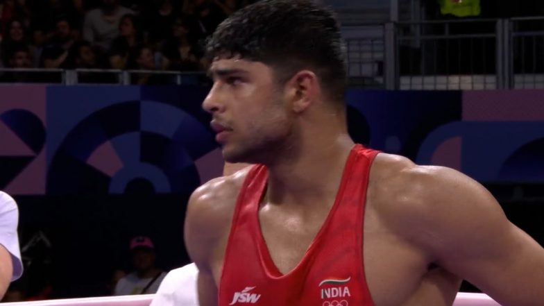 Paris Olympics 2024: मेंस 71 KG बॉक्सिंग क्वार्टरफाइनल में स्प्लिट डिसीजन के माध्यम से मैक्सिको के बॉक्सर से हारा निशांत देव, तो फैंस ने फैसले पर उठाया सवाल, देखें रिएक्शन