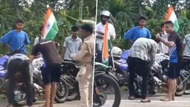 Viral Video: स्वतंत्रता दिवस पर हुडदंग मचाने और बाइक के साइलेंसर से शोर मचानेवाले लड़कों को पुलिस ने सिखाया ऐसा सबक, लड़कों को जिंदगीभर रहेगा याद