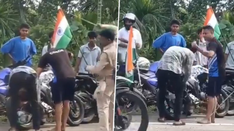 Viral Video: स्वतंत्रता दिवस पर हुडदंग मचाने और बाइक के साइलेंसर से शोर मचानेवाले लड़कों को पुलिस ने सिखाया ऐसा सबक, लड़कों को जिंदगीभर रहेगा याद