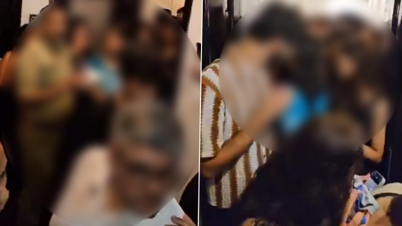 Noida Students' Rave Party Busted: नोएडा पुलिस की बड़ी कार्रवाई, रेव पार्टी का भंडाफोड़, नशे में मस्ती करते पाए गए लड़के और लड़कियां; देखें वीडियो