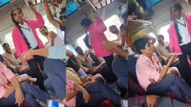 Fake Woman TT Video: ट्रेन में पकड़ी गई फर्जी महिला टीटी, गर्मी में जैकेट पहनकर चेक कर रही थी टिकट, वीडियो वायरल