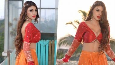 Sherlyn Chopra ने देसी अवतार में गिराई बिजली, एक्ट्रेस की दिलकश अदाओं ने सोशल मीडिया का बढ़ाया पारा (Watch Video)