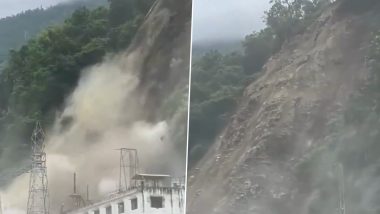 Sikkim Landslide Video: सिक्किम में लैंडस्लाइड से तबाह हुआ तीस्ता डैम पावर स्टेशन, मलबे में दबा स्टेशन