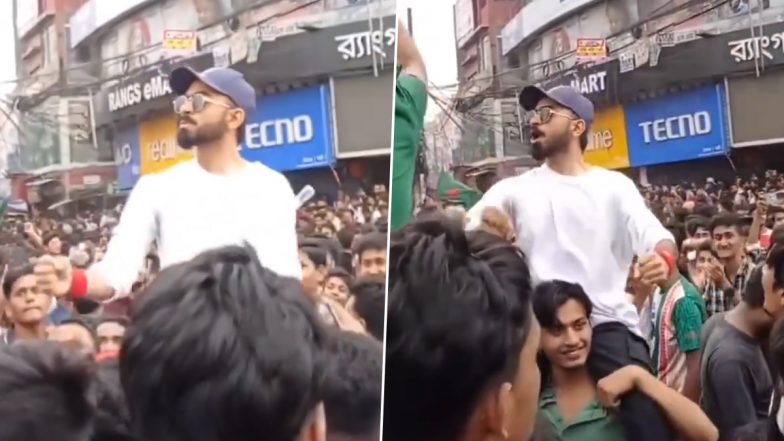 Virat Kohli Lookalike Spotted Protesting in Bangladesh:&nbsp;बांग्लादेश में&nbsp;प्रोटेस्ट करते दिखें विराट कोहली का हमशक्ल,&nbsp;विरोध में प्रदर्शन के बाद पीएम शेख हसीना देश छोड़कर भागी, देखें वीडियो