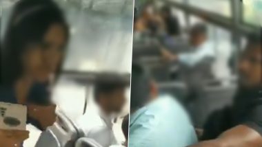 VIDEO: बेंगलुरु में BMTC की बस में महिला कर रही थी सफ़र, मुफ्त में यात्रा के लिए  'शक्ति योजना' कार्ड नहीं होने पर कंडक्टर से हुई जमकर बहस