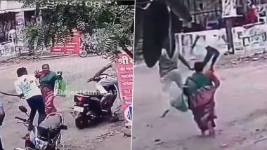 Viral Video: बुजुर्ग महिला की बहादुरी, बेटे को बचाने के लिए हमलावरों पर पत्थर से हमला कर खदेड़ा