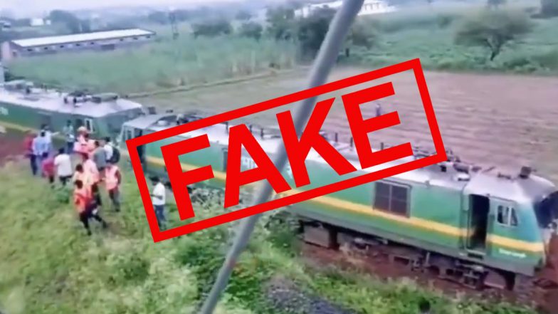 Train Entered Field After Derailing? पटरी से उतरने के बाद खेत में घुसी ट्रेन? PIB फैक्ट चेक ने बताया सच