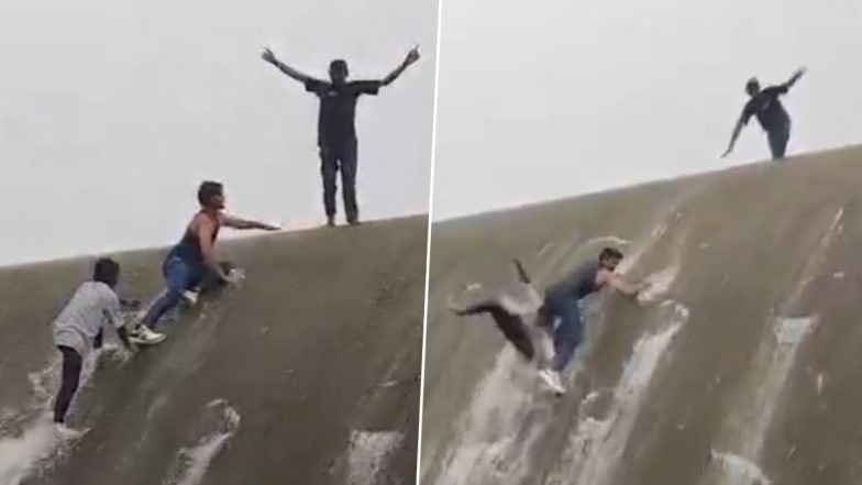 Video: दोस्तों के साथ घुमने गए युवक को मस्ती करना पड़ा भारी,  पैर फिसलने से  तालाब में डूबकर मौत, नागपुर जिले के उमरेड की घटना का वीडियो वायरल