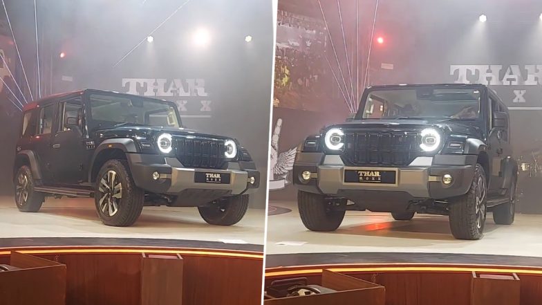 New Thar Launch: महिंद्रा थार रॉक्स 5-डोर हुई लॉन्च, Video में देखें दमदार झलक