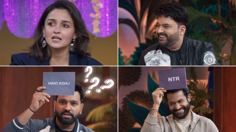The Great Indian Kapil Show Season 2: &lsquo;द ग्रेट इंडियन कपिल शो&rsquo; के दूसरे सीजन का ट्रेलर हुआ रिलीज, जूनियर एनटीआर, आलिया भट्ट, रोहित शर्मा समेत कई सितारे मचाएंगे धमाल (Watch Video)