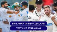 Sri Lanka vs New Zealand 1st Test 2024 Day 3 Live Streaming: थोड़ी देर में शुरू होगा तीसरे दिन का खेल, दूसरे दिन न्यूजीलैंड ने बनाए 255 रन; यहां जानें कब-कहां और कैसे उठाए लाइव मुकाबले का लुफ्त