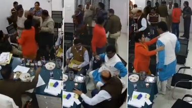 VIDEO: बीजेपी नेता की धमकी के बाद पुलिसकर्मी के वर्दी फाड़ने का वीडियो वायरल होने पर कांग्रेस ने MP सरकार को घेरा, कही ये बात