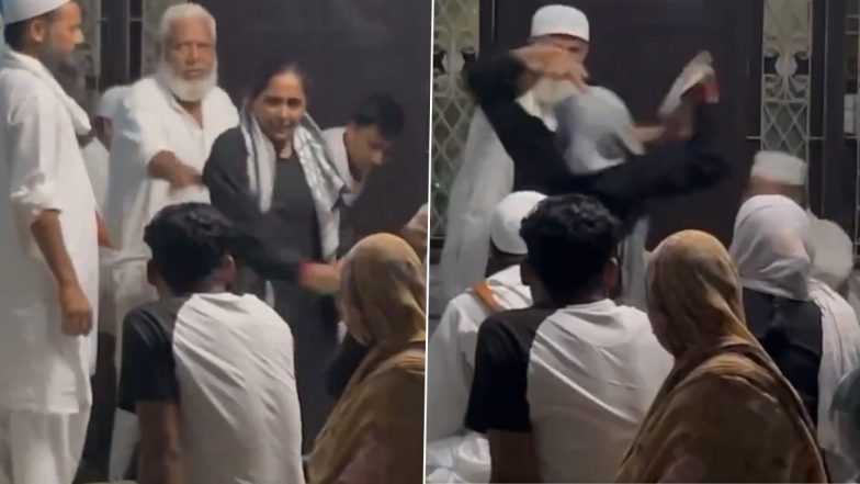 Moradabad Viral Video: झाड़ फूंक के बहाने रेप की कोशिश, आरोपी मौलवी को लोगों ने चप्‍पलों से पीटा