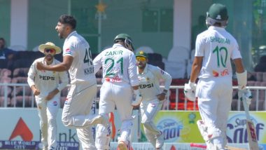 PAK vs BAN 2nd Test Day 3 Live Score: खुर्रम शहजाद ने चटकाए 4 विकेट, बांग्लादेश की आधी टीम लौटी पवेलियन; देखें वीडियो