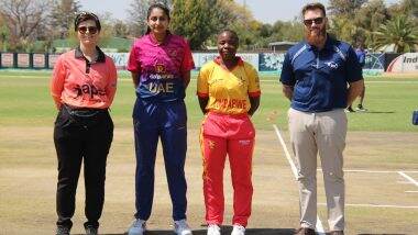 UAE Women vs Zimbabwe Women 5th T20I 2024 Toss Updates: पांचवे टी20 में संयुक्त अरब अमीरात महिला टीम ने जीता टॉस, जिंबाब्वे पहले करेगी बल्लेबाजी, देखें दोनों टीमों का प्लेइंग इलेवन