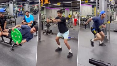 Shubman Gill Sweats Out in the Gym: भारत बनाम बांग्लादेश टेस्ट सीरीज से पहले जिम में पसीना बहा रहे शुभमन गिल, वीडियो हुआ वायरल