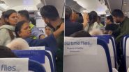 Fight in IndiGo Flight Video: गुवाहाटी से दिल्ली जा रही इंडिगो फ्लाइट में यात्रियों के बीच हाथापाई, एक-दूसरे को दी धमकियां