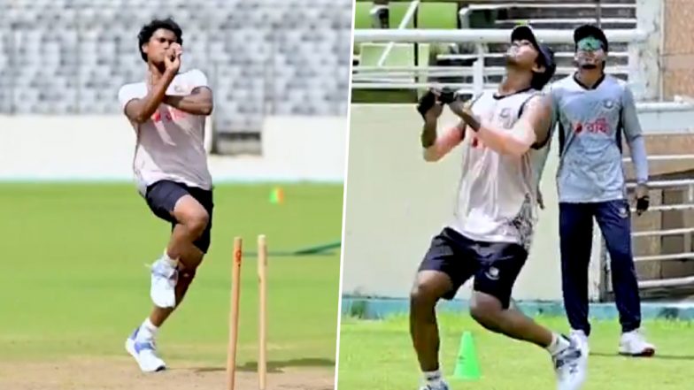 Bangladesh Training Video: टीम इंडिया के खिलाफ टेस्ट सीरीज से पहले बांग्लादेश क्रिकेट टीम ने मीरपुर में बहाया पसीना, स्किल्स को दिया धार, देखें वीडियो