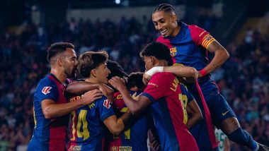 Barcelona vs Getafe, La Liga 2024–25: बार्सिलोना ने गेटाफे को 1-0 से हराकर लगातार दर्ज की सातवीं जीत, रॉबर्ट लेवांडोव्स्की ने दागा गोल