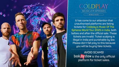 Coldplay Mumbai Tickets: क्या भारत में कॉन्सर्ट के टिकट वियागोगो जैसे प्लेटफॉर्म के ज़रिए ब्लैक मार्केट में बेचे जा रहे हैं? मनसे नेता अमेय खोपकर ने BookMyShow पर लगाया आरोप