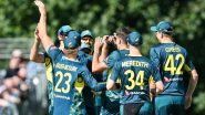 Australia Beat Scotland, 2nd T20I 2nd Inning Scorecard: दूसरे टी20 मुकाबले में ऑस्ट्रेलिया ने स्कॉटलैंड को 70 रनों से दी करारी शिकस्त, सीरीज पर किया कब्जा; यहां देखें मैच का स्कोरकार्ड