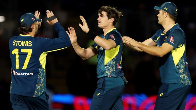 Australia vs Pakistan, 3rd T20I 1st Inning Scorecard: तीसरे टी20 मुकाबले में ऑस्ट्रेलिया गेंदबाजों ने मचाया तांडव, पाकिस्तान को महज 117 रनों पर समेटा; यहां देखें पहली पारी का स्कोरकार्ड