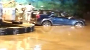 Faridabad  Heavy Rains: फरीदाबाद में भारी बारिश बनी आफत, अंडरपास में भरे पानी में SUV के डूबने से बैंक मैनेजर और कैशियर की मौत; देखें VIDEO