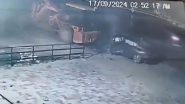 Accident Caught on Camera in Lucknow: हाईवे पर तेज रफ्तार कार क्रेन से टकराई, दो युवकों की मौत; CCTV फुटेज आया सामने