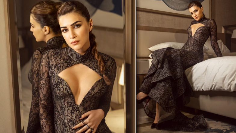 Kriti Sanon ने स्टायलिश गाउन पहन गिराई बिजली, एक्ट्रेस के किलर पोज ने फैंस के उड़ाए होश (View Pics)